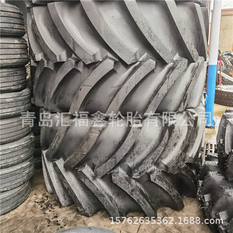 农业子午线轮胎28LR26 750/65R26 路拌机林业人字 真空钢丝胎