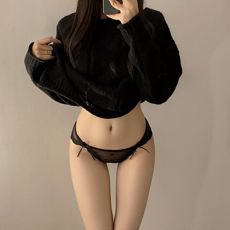 Lace underwear women's cotton crotch breathable sexy low waist thin seamless girl mesh new briefs Lace underwear women's cotton crotch breathable sexy low waist thin seamless girl mesh new briefs