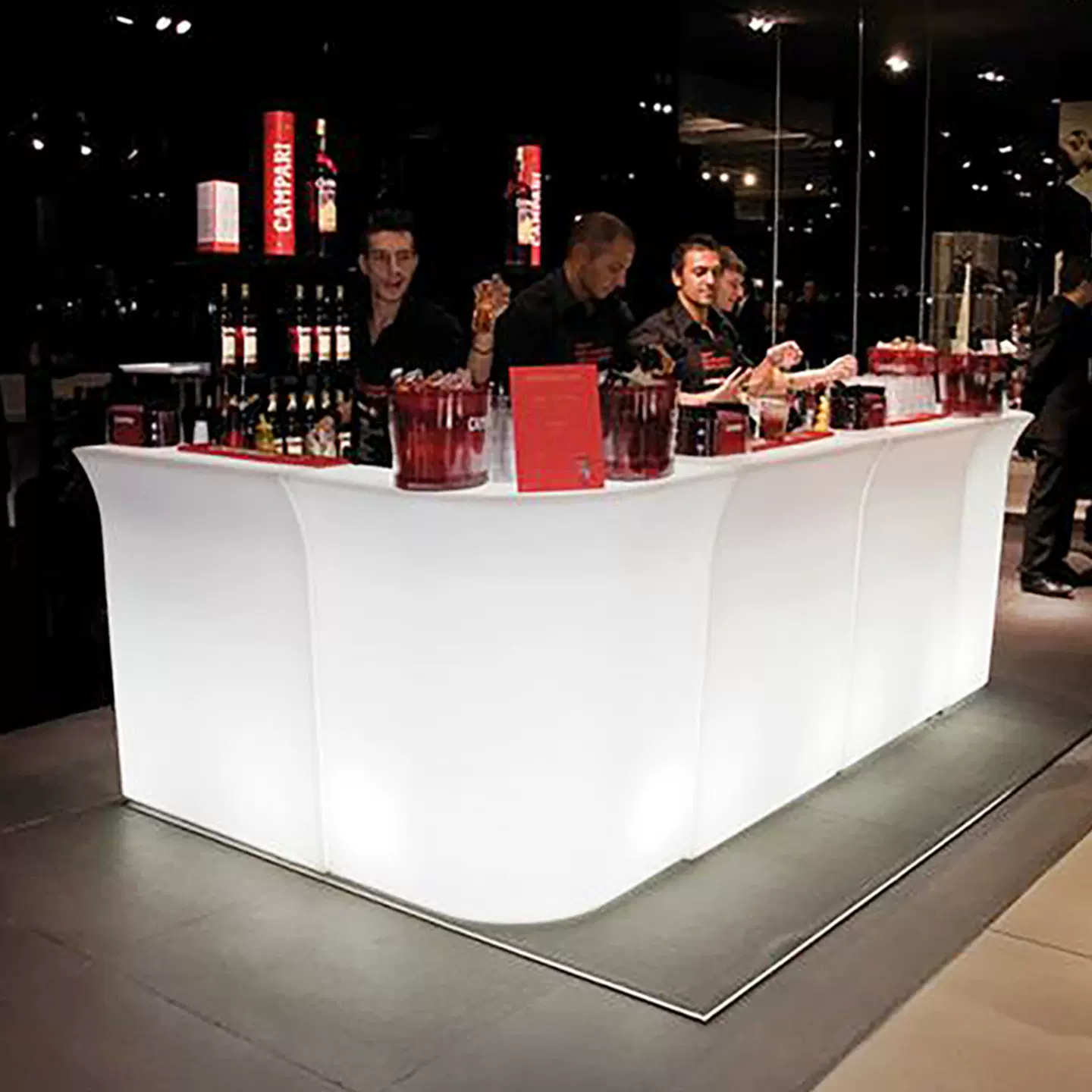 酒吧发光吧台桌商用活动鸡尾酒水吧台组合户外创意可移动调酒吧台