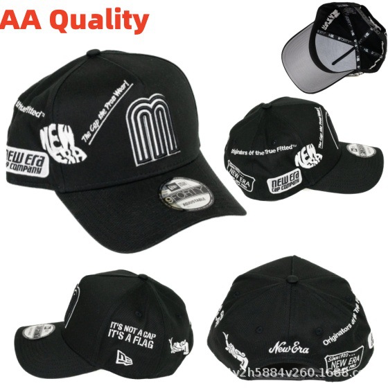 Comercio exterior transfronterizo AA Copa Mundial de béisbol Sombreros deportivos del equipo nacional mexicano Sombreros Hip Hop Sombreros bordados con letras M