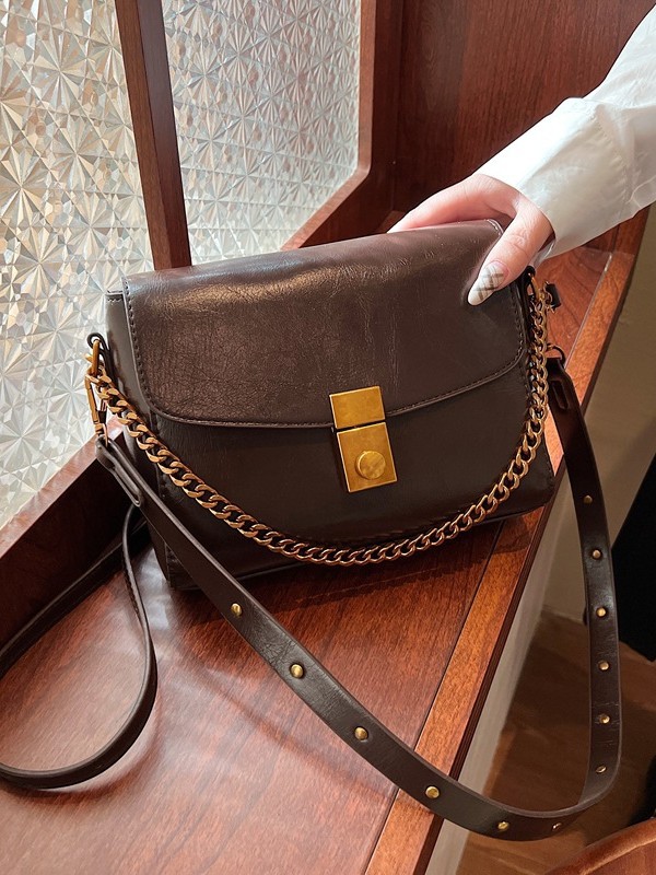 Bolso para mujeres 2025 nueva tendencia europea y americana retro cross-border bolso cuadrado de alta calidad sensación de exquisito viaje de hombro mochila