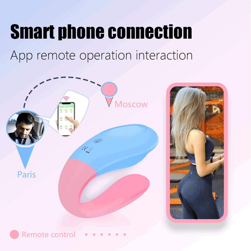 Wibrowator sterowany aplikacją z pilotem dla kobiet_voghion.com