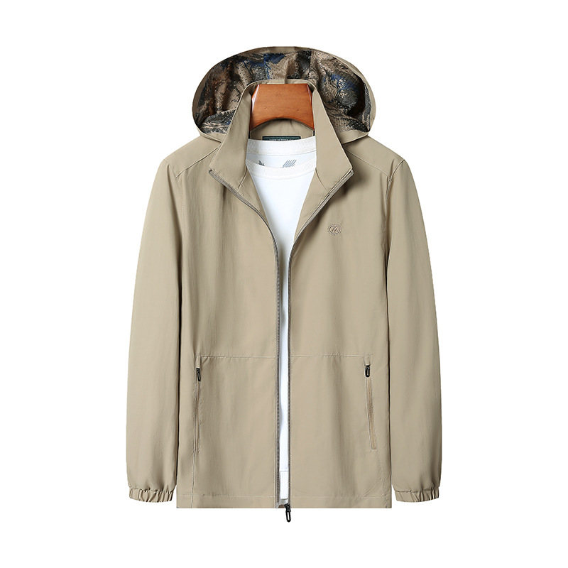 Chaqueta encapuchada de hombre transfronteriza de otoño coreano chaqueta de vestir de hombres y mujeres chaqueta de abrigo deportivo casual suelto para hombres