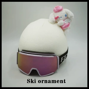 Ski Helmet Cover Cinnamoroll Windproof Winter Warm Hat Handmade