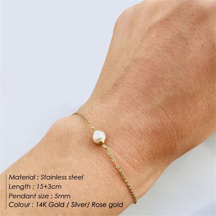 14K Gold, Real Gold Plated Plating Material 304 Stainless Steel Pendant Material PVD Coated 14K Gold Real Gold Plated U Shape Stainless Steel Fashion Waterproof Non Tarnish 304 Stainless Steel Bracelets