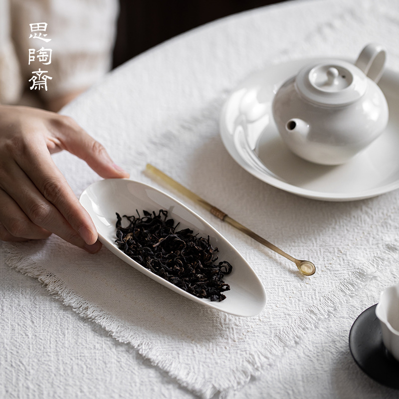 Presentador de Té de Cerámica para Ceremonia del Té image 3