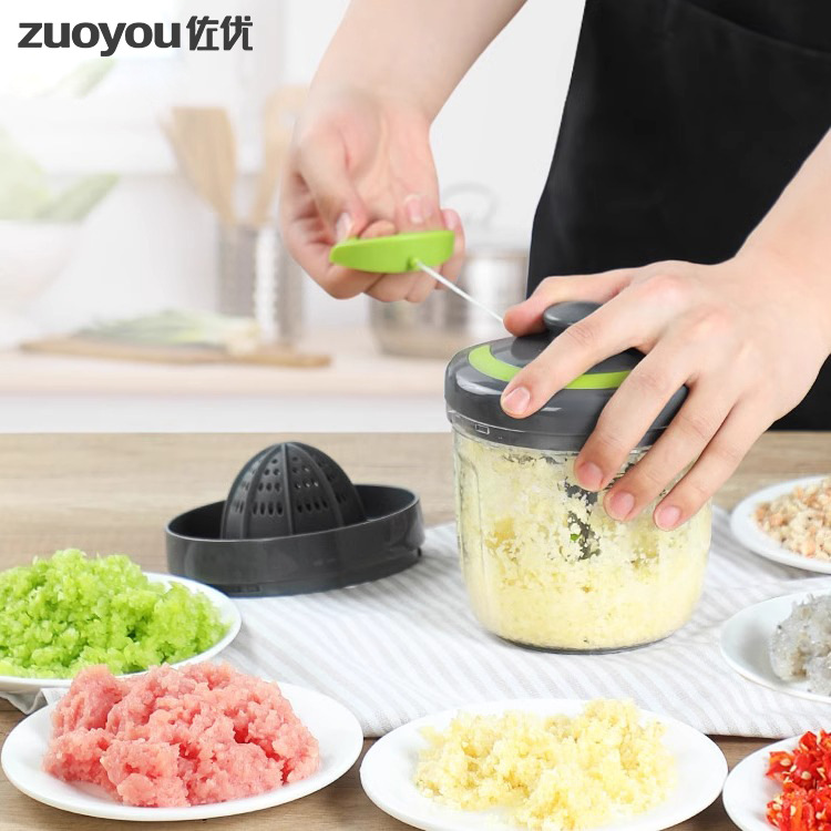 ZuOYOYE Ajo Molinillo de Ajo de Carne Manual Picadora de ajo Picadora de Ajo