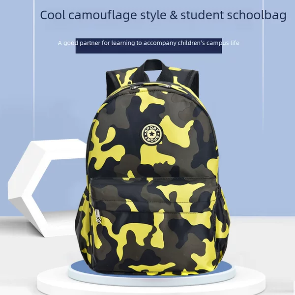 Primary school first grade backpack training institutions processing kindergarten cross-border European and American children's schoolbag school bag