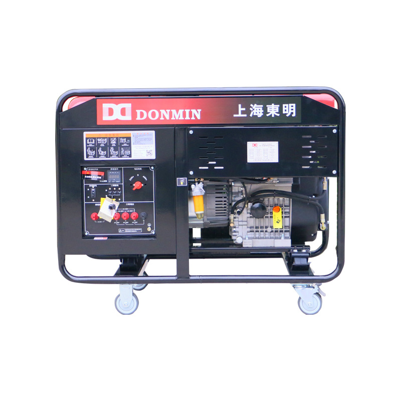 东明双缸风冷单三相双电压同功率移动户外厂家 12kw柴油发电机