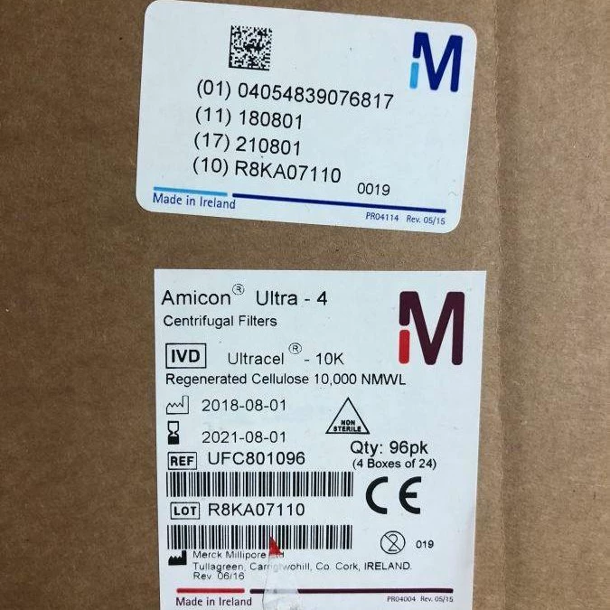 Ультрафильтрационная трубка Millipore 0,5 мл, модель UFC501096 / UFC5010BK