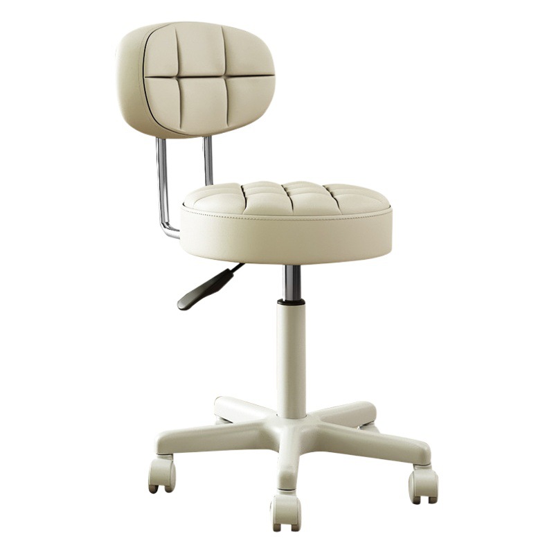 Special Stool for Beauty Salon Rotating Lifting Backrest Chair Pulley Hairdressing Nail Barber Shop Household Round Chair
