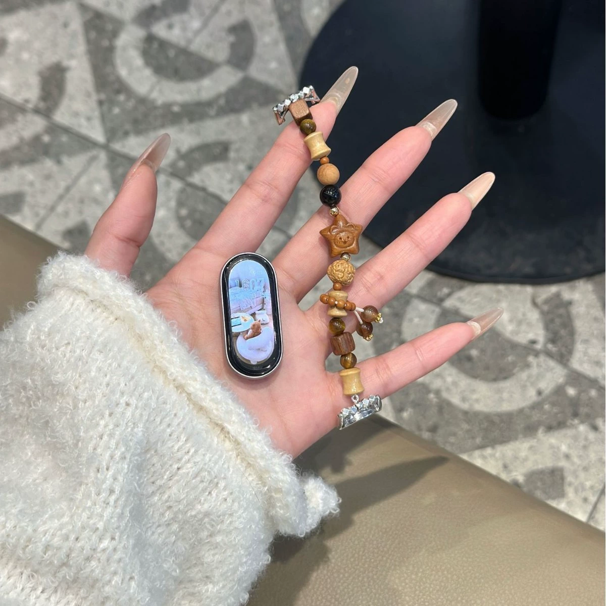 Звёздные бусины, подходят для ремешка Xiaomi Bracelet 9 Pro, браслета Huawei 10, ремешка Apple Watch
