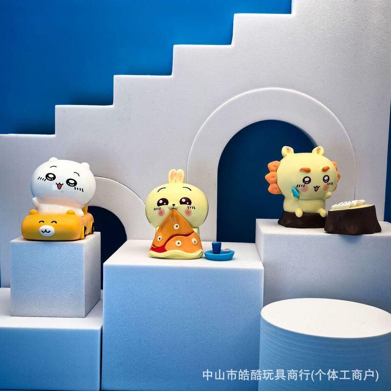 ブラインドボックス手作りジイカワchikawawaぬいぐるみ女の子子供玩具テーブル诞生日プレゼント置物卸売|undefined