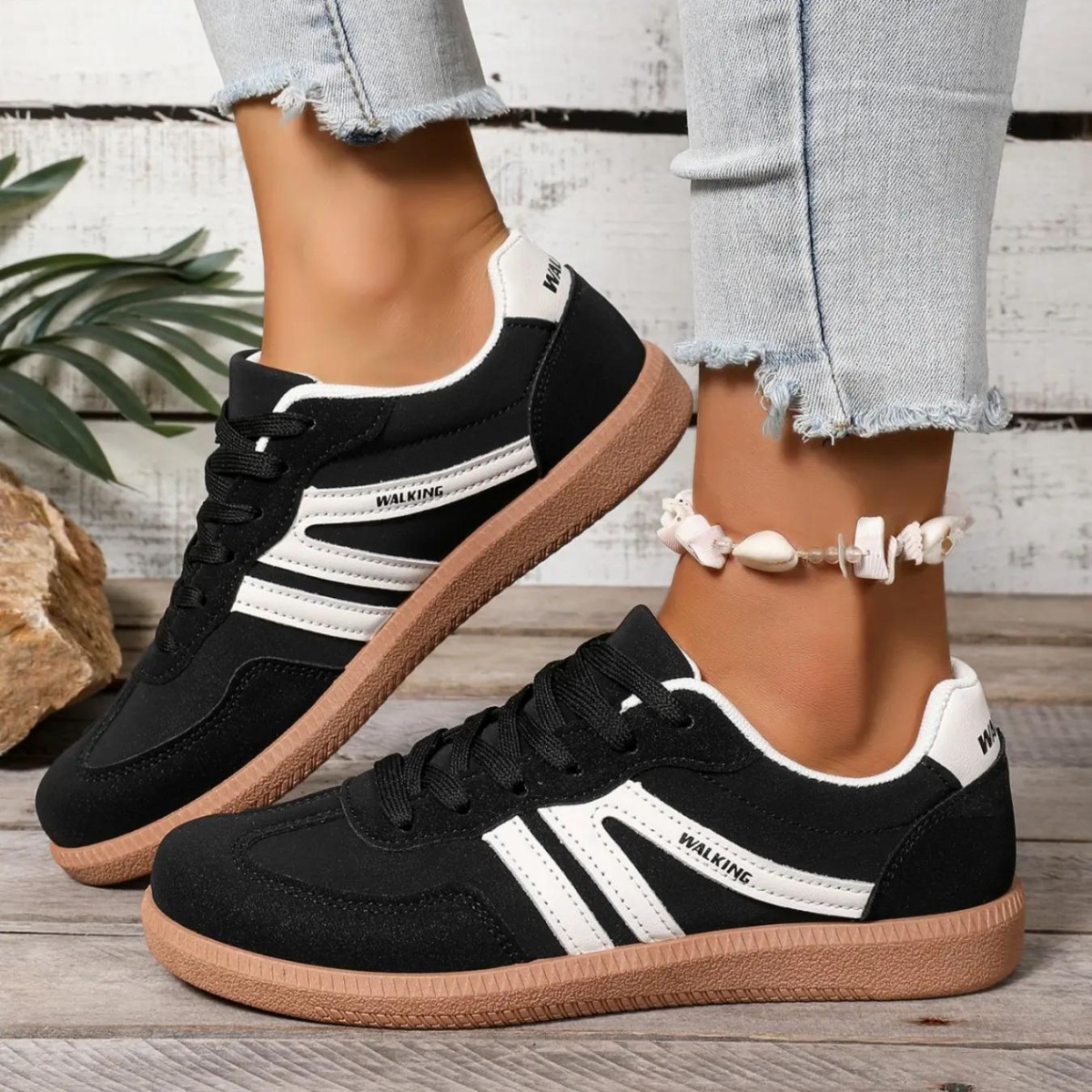 Cross-border Women's Large Size German Training Shoes Sneakers 2026...