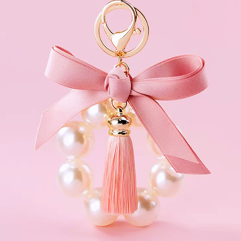 98g Weight Keychain Classification 1 Piece Quantity Daily, Date Occasion Metal Material Bow Knot Pattern Women's Gender Cute Style Cute Bow Knot Metal Women's Keychain 6