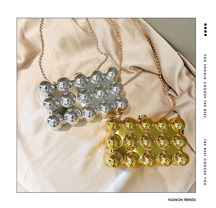 Acrylic bag 2025 New style, European and American cross-border single-shoulder fashionable design women's chain box bag full figure