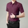 Burgundy shirt