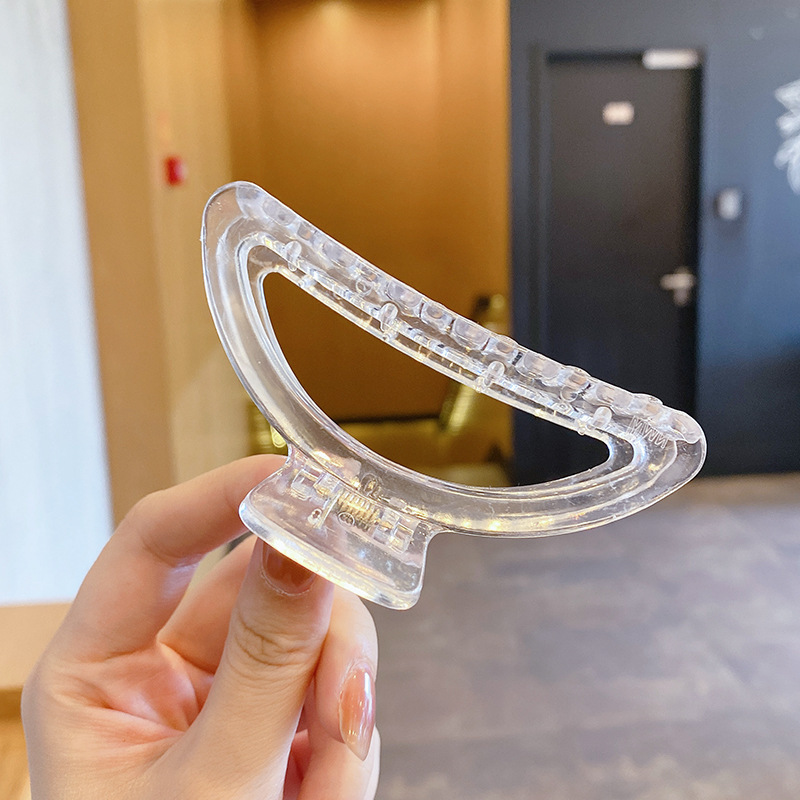 Clip de cabello refinado coreano para mujeres de alto nivel agarrar clips de cabello de tamaño grande detrás de la cabeza de cabello de tiburón clip de cabello lote de cabello