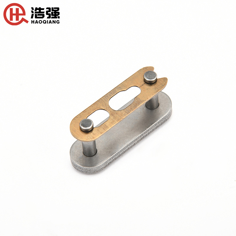 Conector de cadena de doble paso de una sola fila hebilla de cadena eslabón de cadena de transmisión industrial hebilla completa hebilla de media hebilla conector fábrica al por mayor image 5