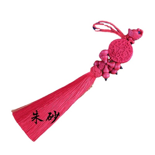 Car pendants Cinnabar Lotus pendants Car pendants Lotus Pixiu Car interior decorations Pendants Car supplies