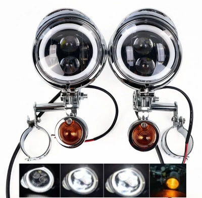 cruise prince modified steering lamp: Fog lamp - d-031-electroplating