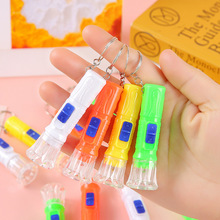 迷你小电灯小电筒LED塑料小手电筒彩色手灯发光儿童地摊小玩具