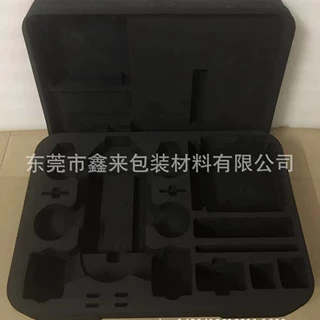 泡棉厂可订制任意形状eva绒布内衬 EVA植绒内托 eva复合皮料