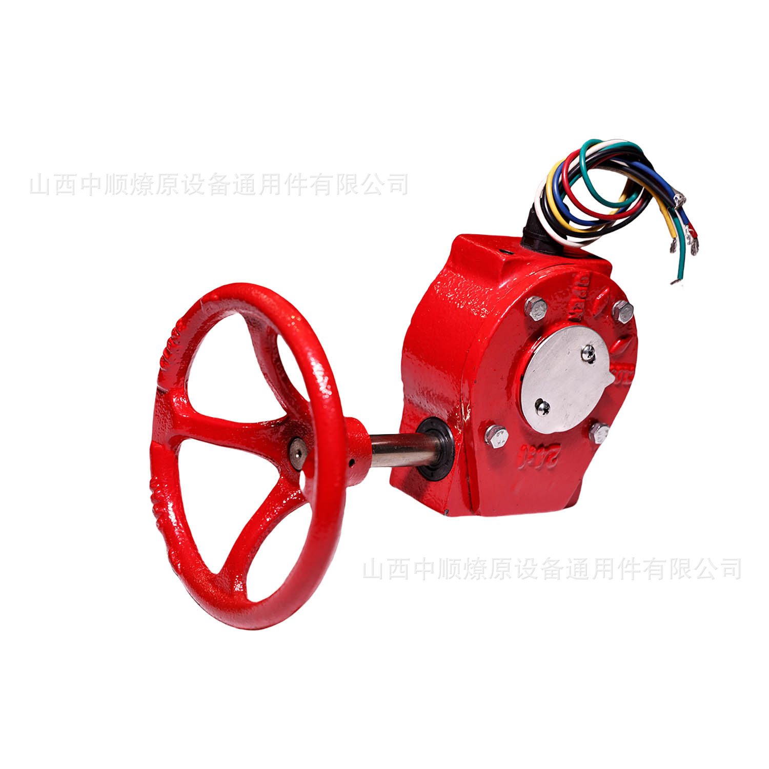 供应铸铁蜗轮箱 出口品质 厂家直发 电信号头 铝手轮 铝蜗轮