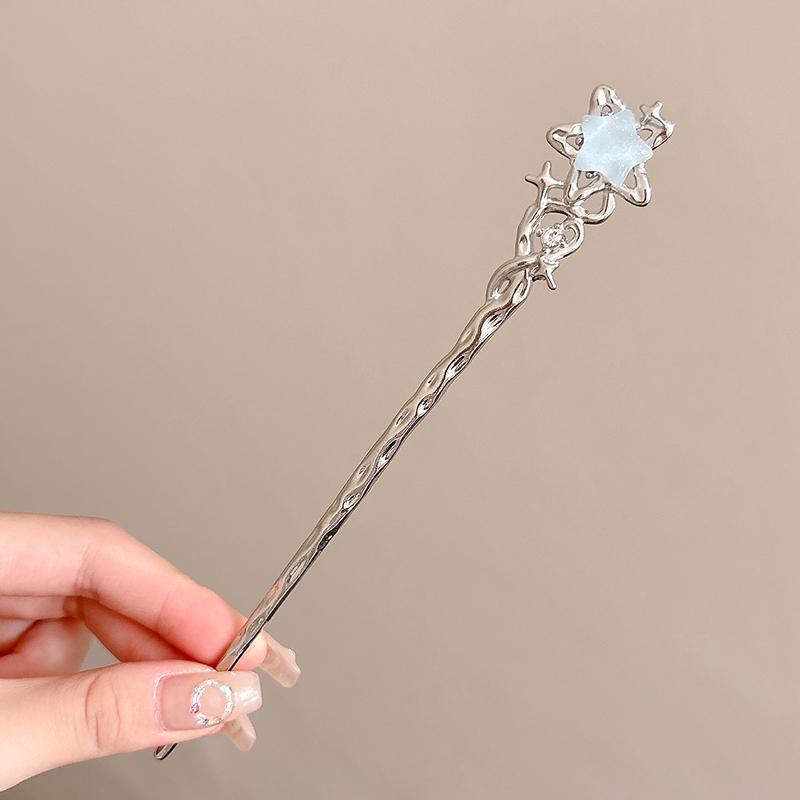 Nuevo estilo chino antiguo clip de cabello para mujeres acristaladas clip de brillo de brillo de alto nivel nuevo estilo chino clip de cabello simple clip