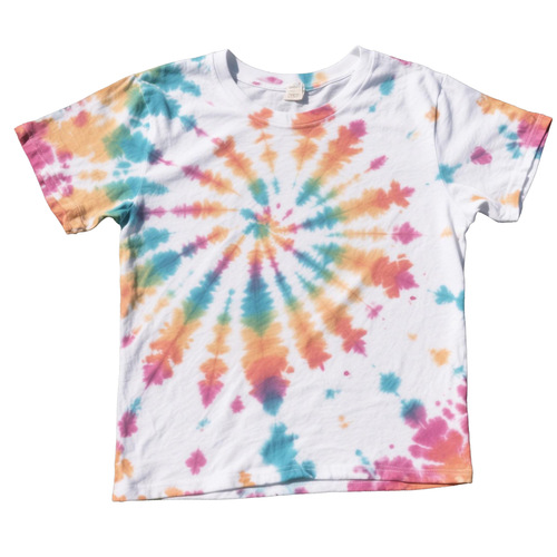 Dyeing pure cotton white T-shirts with tie-dye dyeing tools, white blank T-shirts, handmade DIY blue dye white T-shirts, fisherman's hats, baseball caps