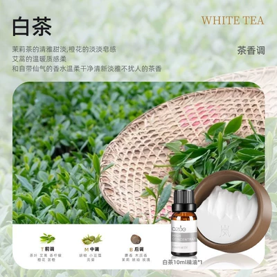 Perfplant seat Perfume Long-Lasting Light Fragrance - white-tea-essential-oil-10ml