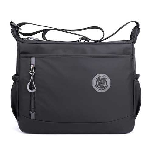 Summer  New Arrival Large Capacity Men's Fashion Single Shoulder Crossbody Bag Trendy Nylon Bag Can Hold A4 3051#