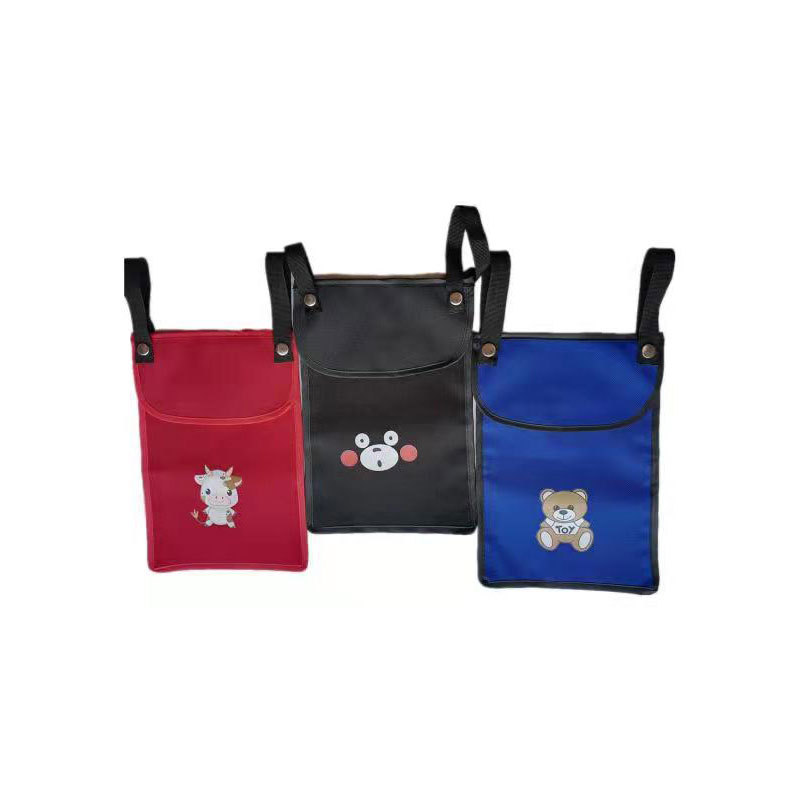 Coche eléctrico de lona colgante bolsa delantera no impermeable bolsa de almacenamiento batería coche motocicleta bolsa de almacenamiento