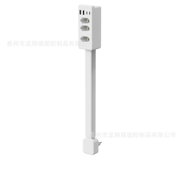 Extensor de Tomacorriente de Plástico PC para Sofá y Mesita de Noche