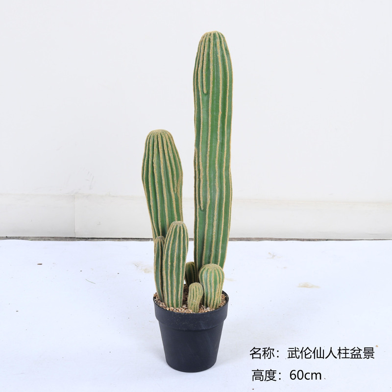 仿真龙神柱仙人掌寄生仙人球摩洛哥沙生植物造景软装样板工程装饰|undefined