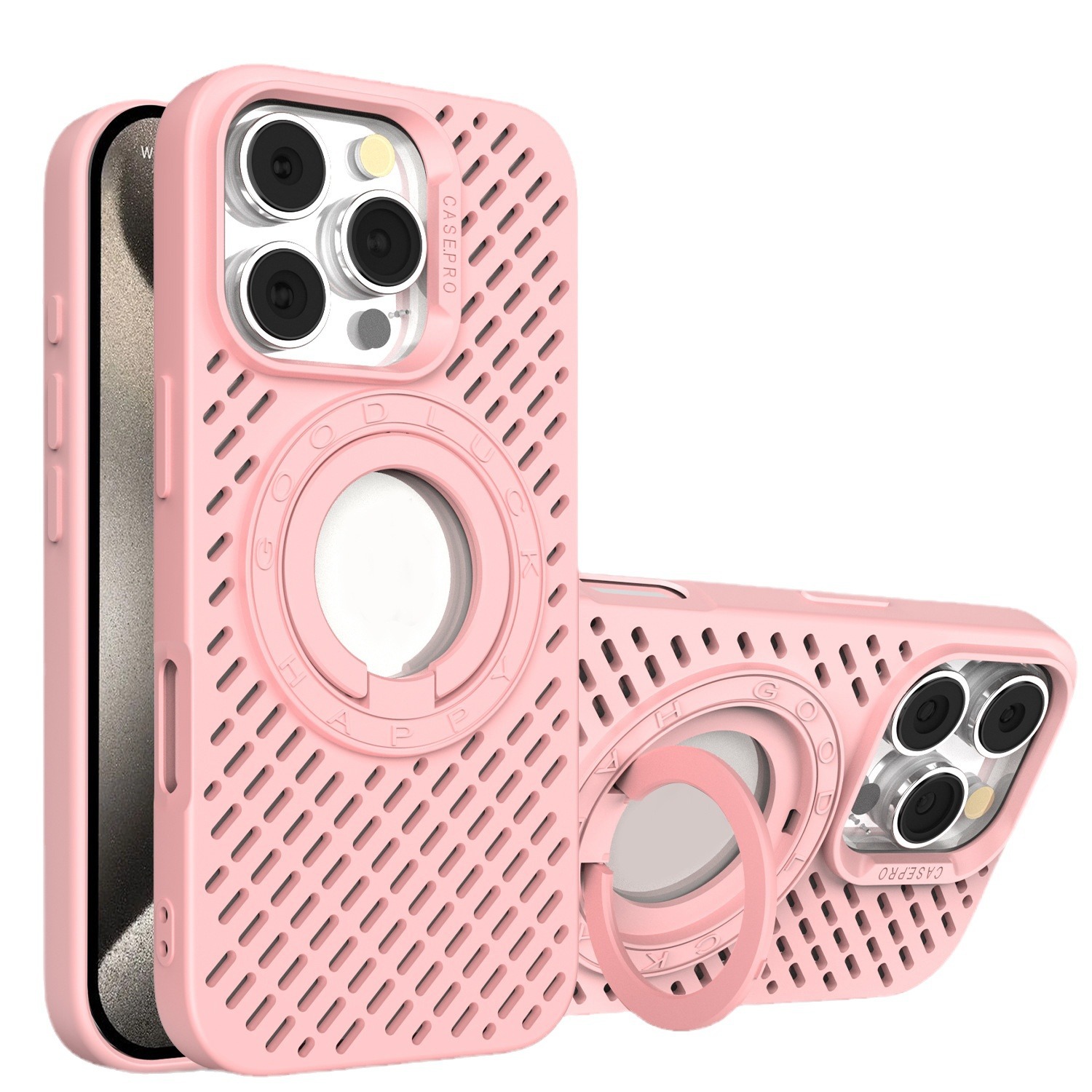 Disipación de calor anillo magnético para teléfono móvil, adecuado para Apple 16PROMAX silicona con fugas, carcasa blanda, funda protectora iPhone15