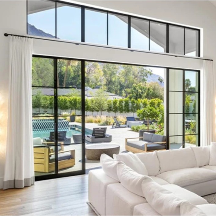 Aluminum alloy doors and windows, soundproof glass windows