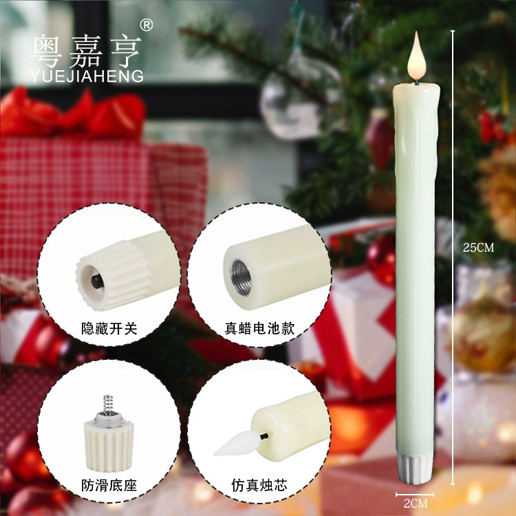 Свеча, светодиодный электронный материал, декоративный элемент