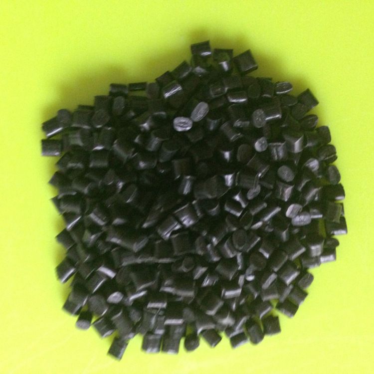 新款改性高熔指、高抗冲黑色PP再生料（2号） PP再生料颗粒