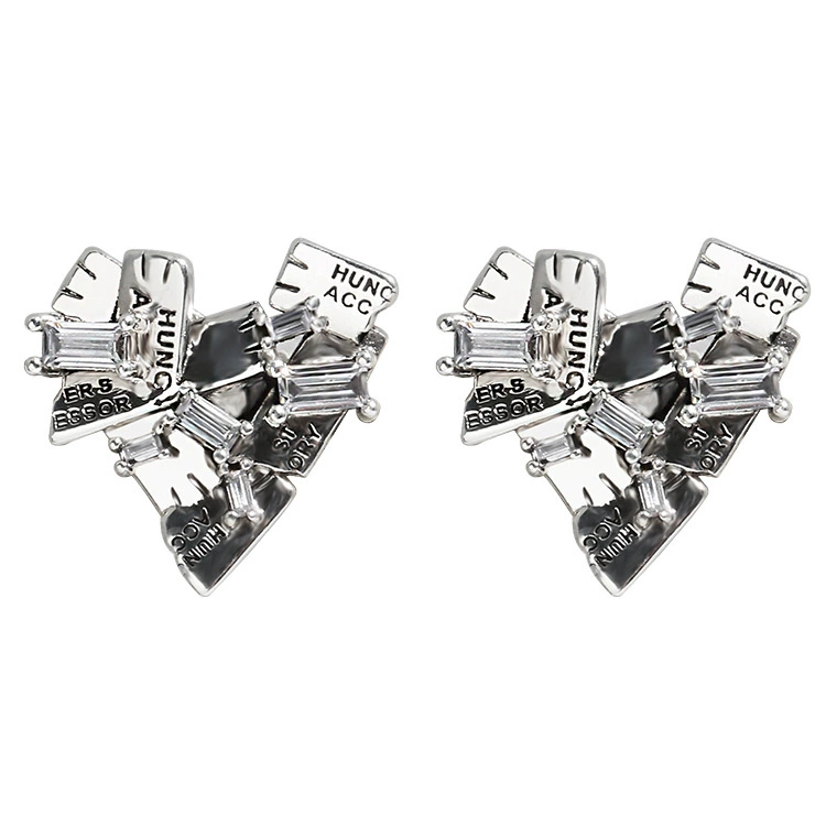 Серебряные серьги 925 пробы, образец, стиль легкой роскоши