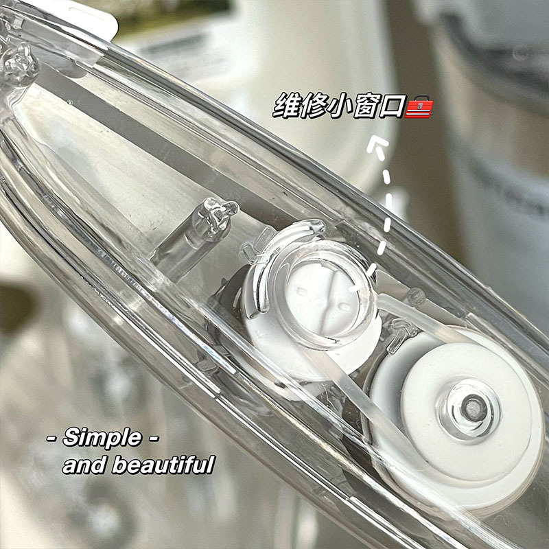 Pequeño libro rojo explosivo tipo de oliva corrección correa de alto valor sin impresión correa de rectificación transparente correa de corrección simple para estudiantes