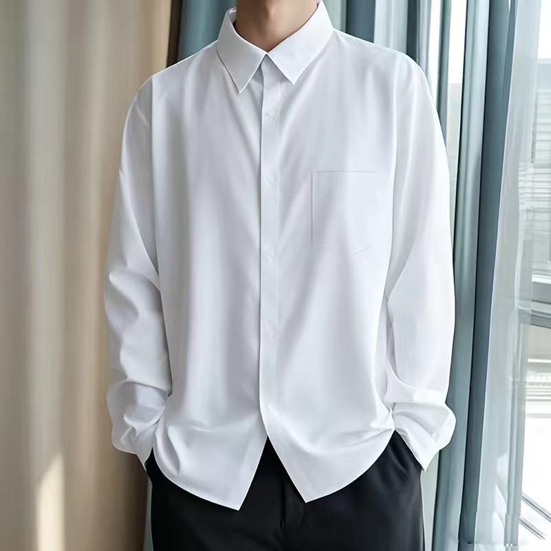 Men's Shirts, Professional Wear, Spring New Style, Business Men's Clothing, Solid Color Workwear, White Shirts Men's Shirts, Professional Wear, Spring New Style, Business Men's Clothing, Solid Color Workwear, White Shirts