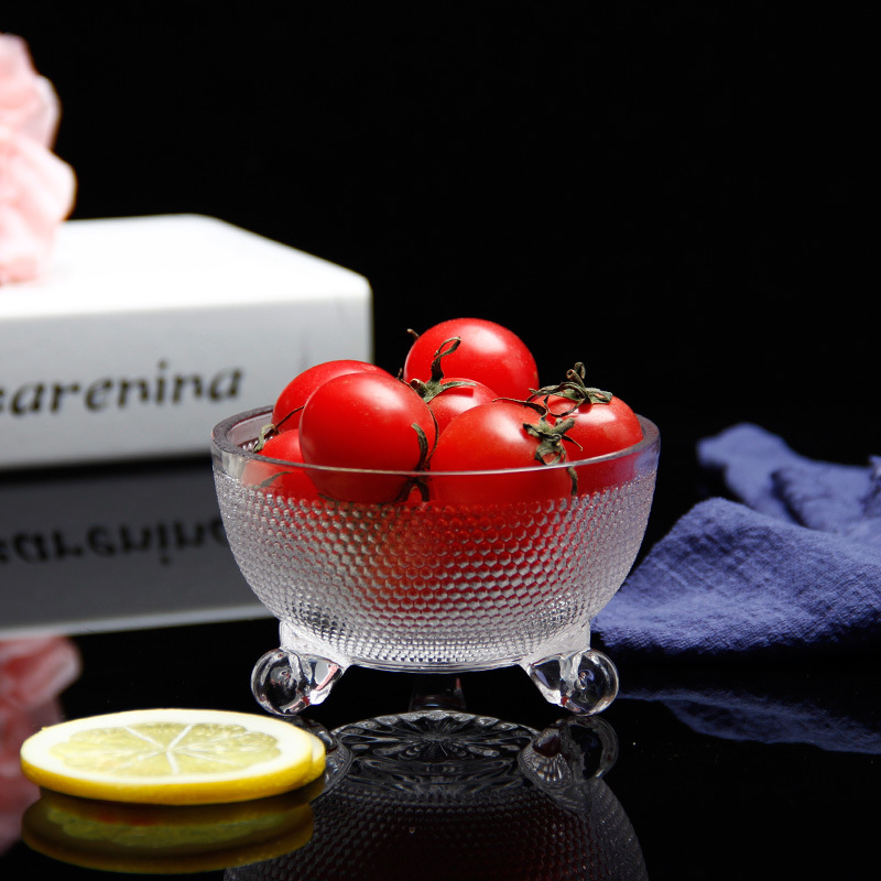 bandeja de fruta europea sala de estar casera creativa bandeja de frutas secas bandeja de frutas secas bandeja de refrigerio de Año Nuevo bandeja de vidrio