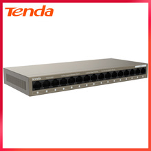 Tenda腾达TEG1016M网络分线器16口监控1000M全千兆交换机Switch