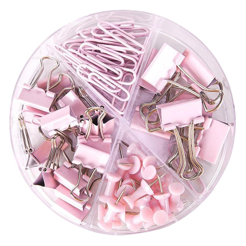 Clip de papel multifuncional creativo clip de cola larga clip de cola de milano en forma de I combinación traje de clip de archivo de aprendizaje de oficina