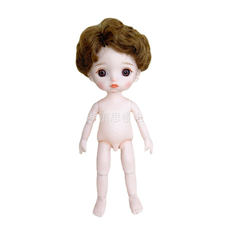 Тело куклы BJD 8-точек, 16–17 см позируемая кукла nude 13 суставов для индивидуального макияжа и модификаций Ob11