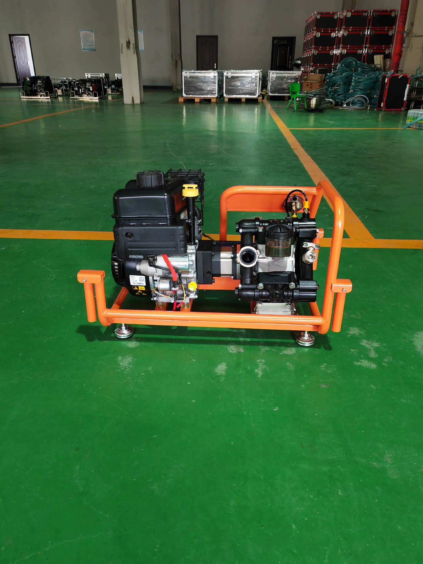 Аварийно-спасательный диафрагменный плунжерный водяной насос KD118-5, высокоподъемный насос для лесного пожара в горах и лесах