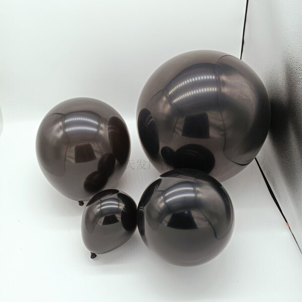 White black golden silver balloon