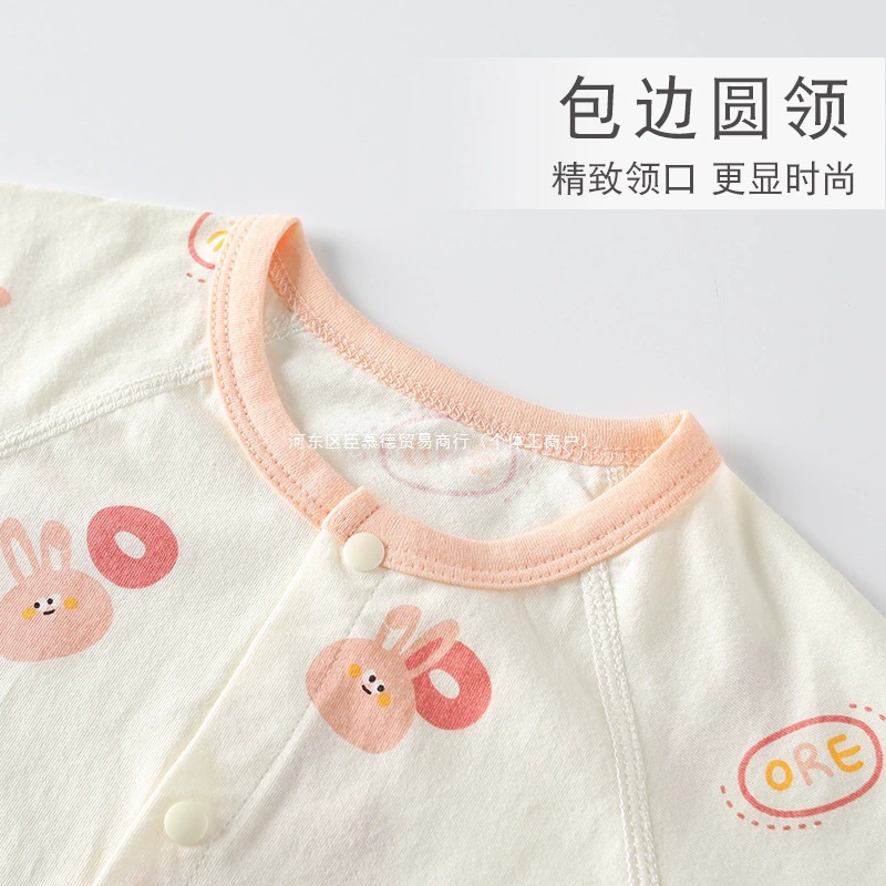 Детский комбинезон для новорожденных, летняя тонкаяbodysuit, пижама для мужчин и женщин, для девочек