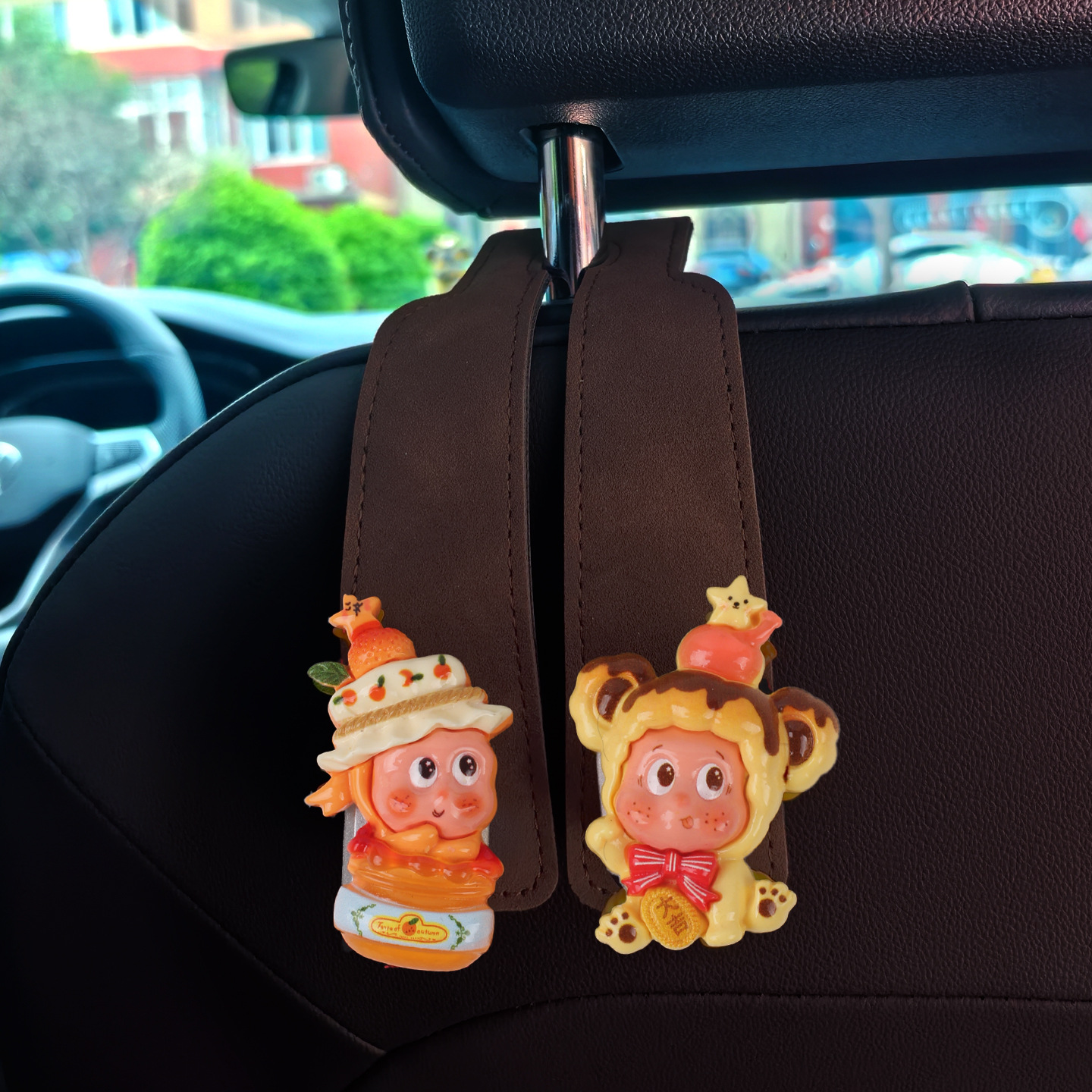 2026 nuevo gancho de automóvil, asiento de automóvil, mochila trasera, gancho de automóvil para el respaldo trasero, lindas estrellas